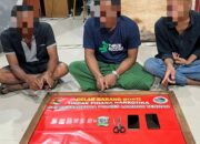 Tiga Orang Pria Diamankan Polres Loteng Terkait Penyalahgunaan Narkotika