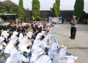 Sat Lantas Polres Loteng Sosialisasikan Aturan Lalu-lintas di Kalangan Pelajar.