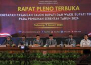 Polres Sumbawa Barat gelar pengamanan Rapat Pleno KPU  penetapan pasangan  Bupati dan Wakil Bupati terpilih Sumbawa Barat