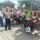 Polsek Lembar Amankan Jembatan Bakong, Himbauan Larangan Melintas Dipasang