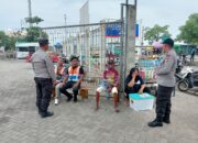 Polsek Kawasan Pelabuhan Laut Bima Gelar Cooling System di Areal Dermaga Pelabuhan Laut Bima