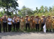 Kapolres Bersama Dinas Pertanian Panen Hasil Ketahanan Pangan
