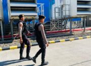 Unit Pamobvit Sat Samapta Polres Bima Kota Laksanakan Pengamanan di PT. PLN (Persero) UPP Nusa Tenggara 1 PLTU Bima