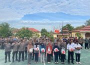 Kapolres Lombok Utara Bagikan 41 Paket Sembako kepada PHL Sambut Hari Bhayangkara ke-79