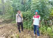 Polri Kawal Ketahanan Pangan, Warga Rumak Tanam Palawija di Pekarangan