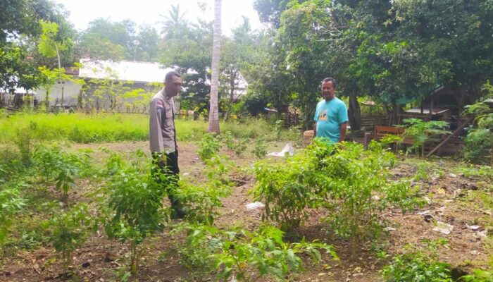 Polri Gandeng Warga Labuan Poh Timur Wujudkan Swasembada Pangan
