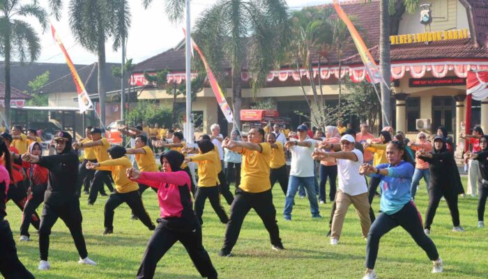 Momentum Hari Bhayangkara, Polres Lombok Barat Pererat Silaturahmi Lintas Instansi