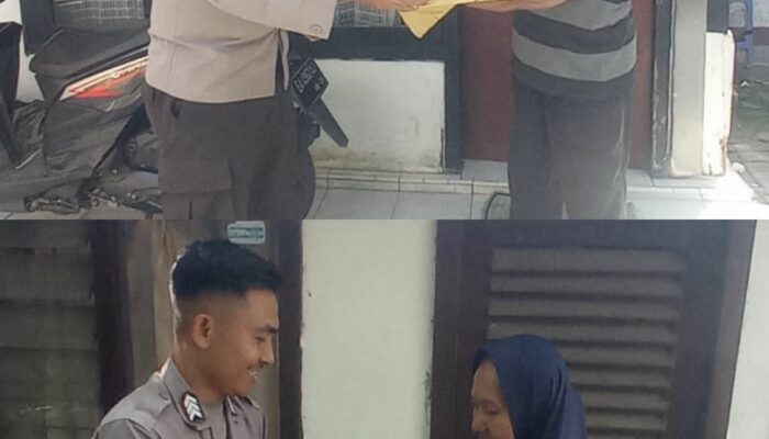 Sambut Hari Bhayangkara ke-79, Sat Binmas Polres Sumbawa Salurkan Bantuan Sembako di Kelurahan Bugis