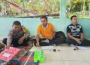 Bhabinkamtibmas Kedaro Kawal Penyaluran Bibit untuk Kemandirian Pangan Sekotong