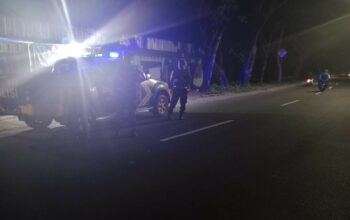 Patroli Blue Light Sat Samapta Cegah 3C di Jalur Bypass BIL I, Lombok Barat
