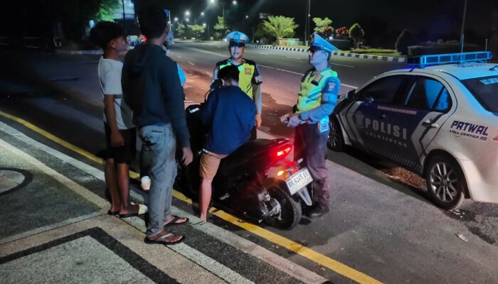 Bypass BIL Jadi Fokus Patroli Malam Polres Lombok Barat