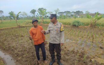 Polsek Kediri Aktif Pantau Ketahanan Pangan dan Lingkungan di Tengah Cuaca Ekstrem