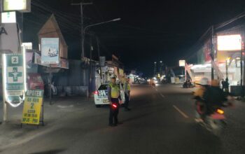 Satlantas Polres Lombok Barat Gencarkan Patroli Malam, Tekan Balap Liar dan Ciptakan Kamseltibcarlan