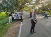 Edukasi dan Pencegahan 3C di Jalur Vital BIL oleh Satlantas Lombok Barat