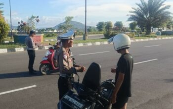 Satlantas Lombok Barat Gelar Operasi Patuh, Fokus Disiplin Pengendara Roda Dua
