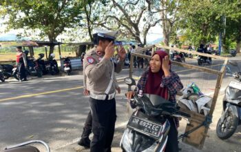 Kamseltibcar Lantas Diperkuat, Polres Lombok Barat Gelar Operasi di Kecamatan Gerung