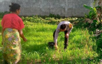 Polri di Lombok Barat Gencarkan Pemanfaatan Lahan Tidur untuk Ketahanan Pangan