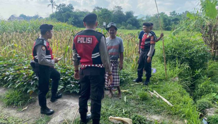 Patroli Pertanian Polres Lombok Barat Jaga Ketahanan Pangan