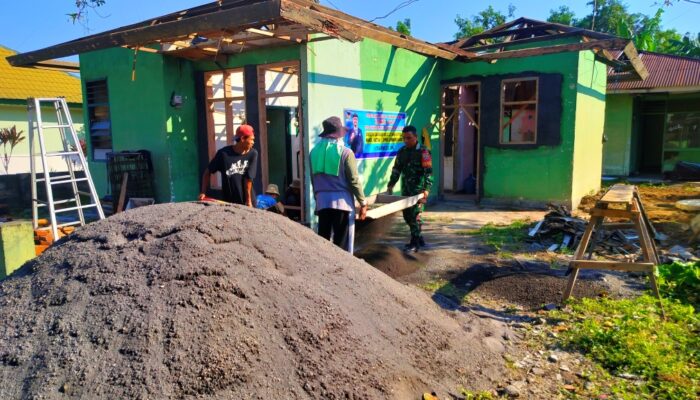 Sinergi DPRD dan Pemda Lobar Perbaiki Rumah Dinas TNI