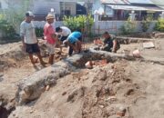 Semangat Gotong Royong di Tanjung, Babinsa Dampingi Warga Bangun Masjid