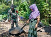 Petani Gula Aren Bersyukur Atas Jalan TMMD, Waktu Tempuh Kini Lebih Singkat