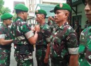 Momentum Kenaikan Pangkat Perkuat Kebersamaan Prajurit Kodim Mataram