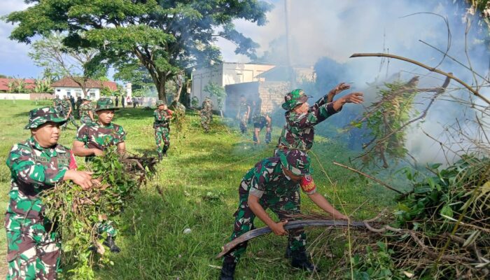 Gotong Royong TNI–Masyarakat Warnai Persiapan TMMD 126