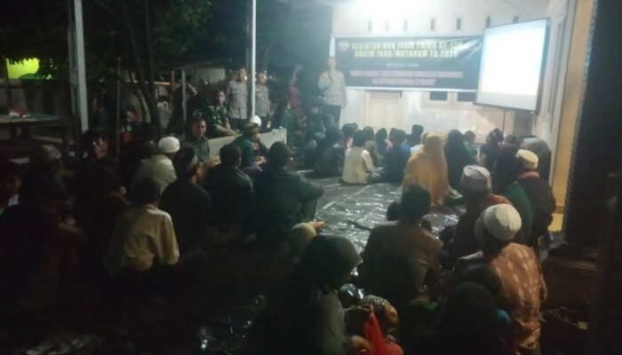 Satgas TMMD 126 Gelar Sosialisasi Wasbang dan Kamtibmas