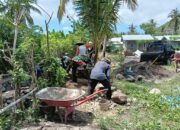 Sinergi TNI dan Desa Batu Putih Cegah Banjir Lewat Drainase Baru