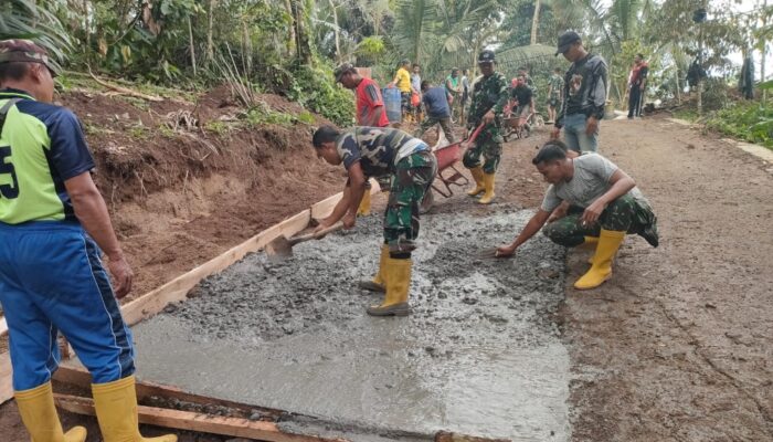 Rabat Jalan Sasaran TMMD ke-126 Kodim 1606/Mataram Mulai Dikerjakan