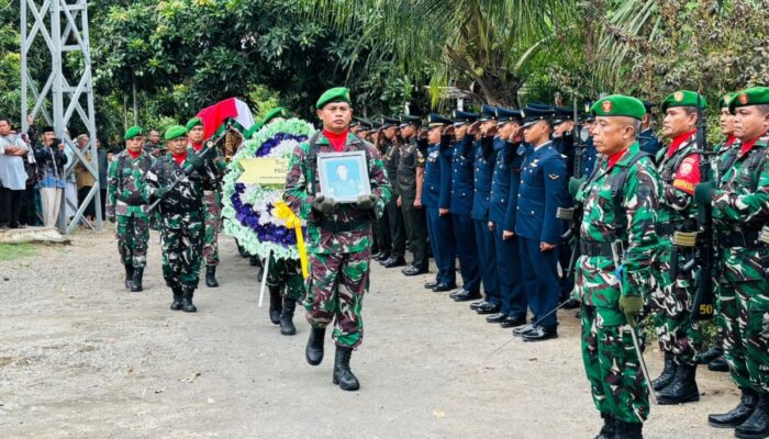 Upacara Militer Khidmat Warnai Perpisahan Prajurit Teladan Kodim 1606