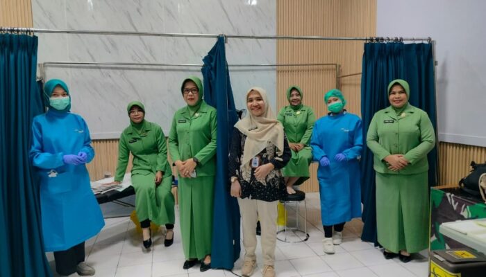 Kodim 1606/Mataram Bersama Dinkes Kota Mataram Gelar Skrining HPV DNA untuk Perkuat Deteksi Dini Kesehatan Wanita