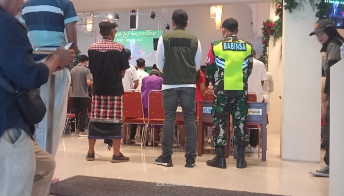 Pengamanan Humanis Warnai Ibadah Natal Cakranegara Natal