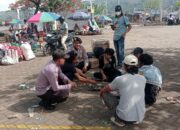 Polsek Kawasan Pelabuhan Laut Bima Laksanakan Patroli Rutin, Sampaikan Himbauan Kamtibmas